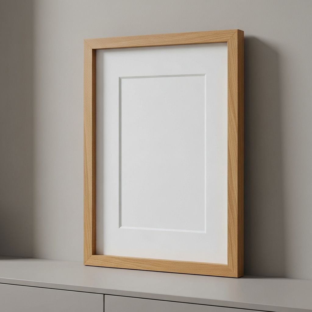 Modern wooden frame
